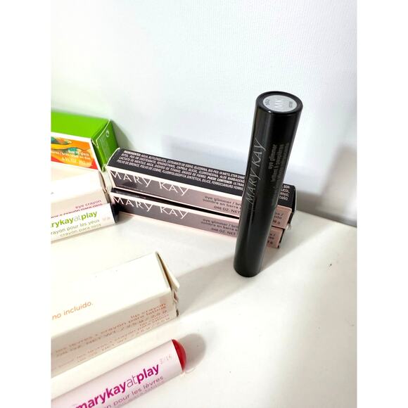 Mary Kay Lot of 12 Makeup NIB Lip Crayon Eye Crayon Fluid Eye Color Gloss Liner - Picture 5 of 15